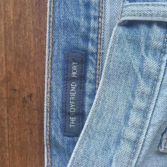 Lucky Brand Jean Shorts Women's sz 0/25 Distressed Boyfriend Button Fly Shorts - Picture 7 of 11